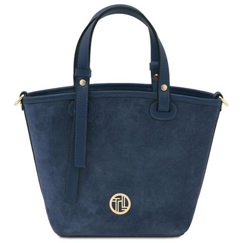 Glacette - Suede leather bucket bag
